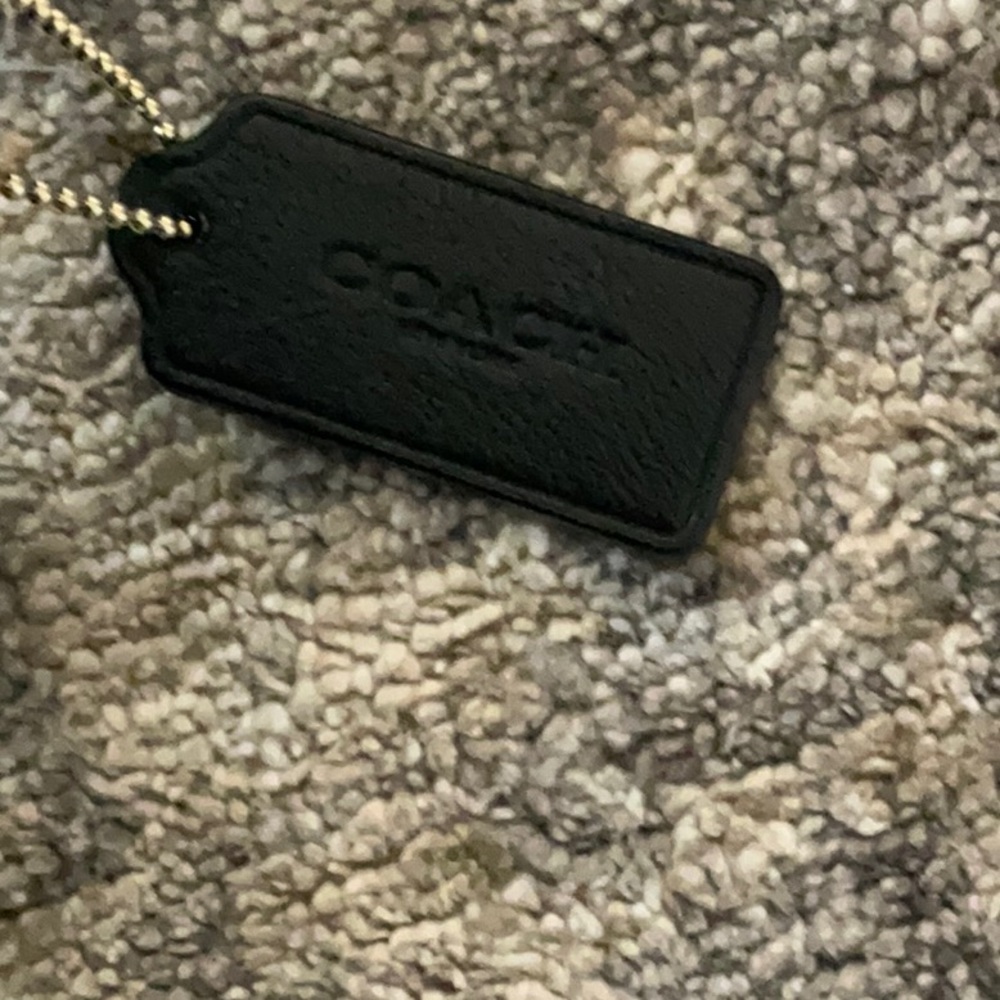 Coach Black Leather Shoulder Bag - Picture 5 of 9